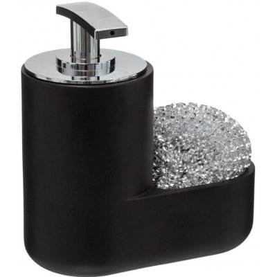 Dávkovač tekutin na nádobí černý s houbičkou – Zboží Dáma