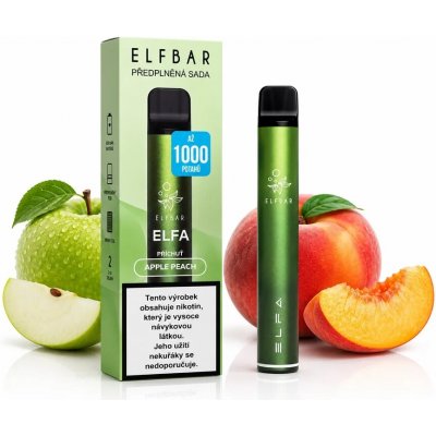Elf Bar Elfa Apple Peach 20 mg 600 potáhnutí – Sleviste.cz