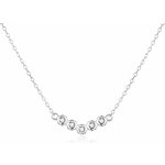 Beneto Jedinečný stříbrný se zirkony AGS1209/47L – Zboží Dáma