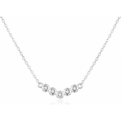 Beneto Jedinečný stříbrný se zirkony AGS1209/47L – Zboží Dáma