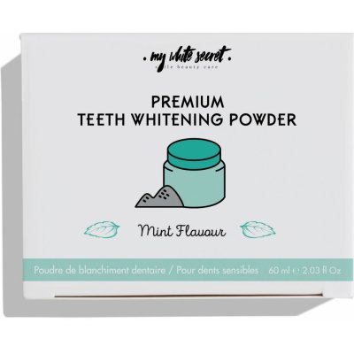My White Secret Pudr pro bělení zubů s aktivním uhlím 60 ml – Zboží Dáma