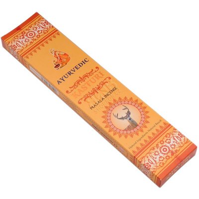 Ayurvedic Kasturi indické vonné tyčinky 15 ks – Zboží Mobilmania