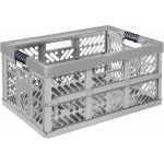 KEEEPER Skládací box s měkkými úchyty Ben 45 l Light Silver – Sleviste.cz