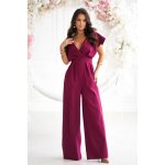 Bicotone dámský elegantní overal 289-10 vínový – Zbozi.Blesk.cz