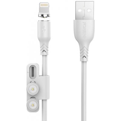 Foneng X62 3w1, USB s magnetem, bílý – Zbozi.Blesk.cz