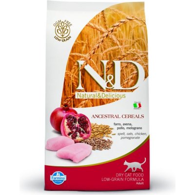 N&D LG Cat Adult Chicken & Pomegranate 2 x 1,5 kg – Zboží Mobilmania