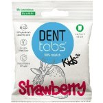 Denttabs přírodní v tabletách pro děti jahoda bez fluoridu 125 ks 40 g – Hledejceny.cz