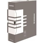 Donau archivační krabice karton šedá A4 100 mm – Zboží Živě