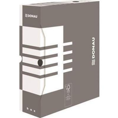 Donau archivační krabice karton šedá A4 100 mm – Zboží Živě