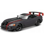 Bburago Dodge Viper SRT10 ACR šedá /Black 1:24 – Zboží Dáma