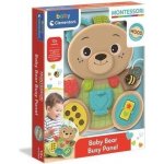 Clementoni Montessori baby medvídek Busy – Zboží Mobilmania