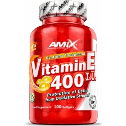 Amix Vitamin E 400 I.U. 100 kapslí