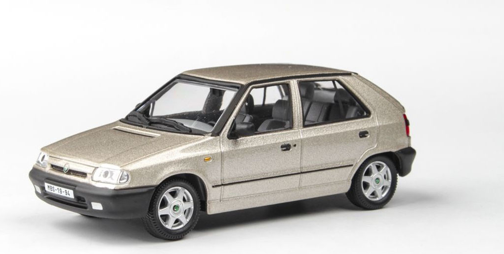 Abrex škoda Felicia 1994 Champagne Metalíza časopis s modelem 1:43