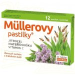 Dr. Müller Müllerovy pastilky s jitrocelem mateřídouškou 12 ks – Hledejceny.cz