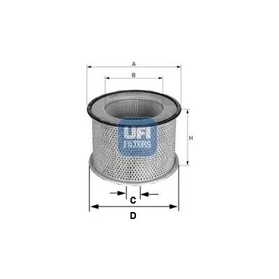 UFI Vzduchový filtr UFI 27.C68.00 – Hledejceny.cz