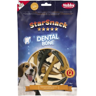 Nobby Pochoutka pro psa na čištění zubů Dental Bone 118g – Zboží Mobilmania