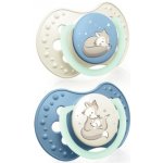 Lovi silikon dudlík Night & Day 2 ks Liška modrá – Zboží Dáma