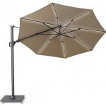 Platinum Náhradní vrchlík na kruhový slunečník Challenger T2 Glow-LED 350 cm Taupe – Hledejceny.cz