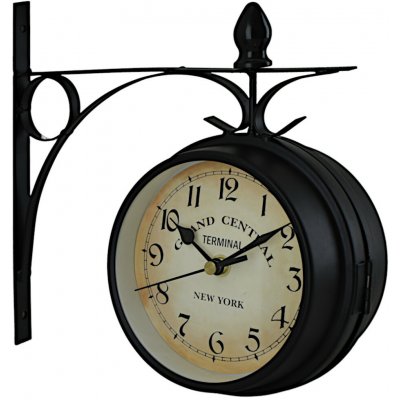 GTUP Oboustranné nástěnné retro hodiny J-120 – Hledejceny.cz