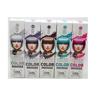 Elyseé barevné pěnové tužidlo Fialová 75 ml – Zboží Dáma