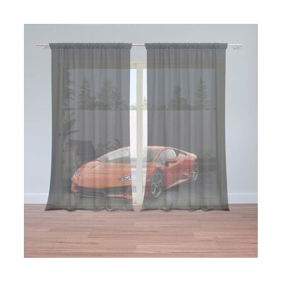 Sablio Záclony Sportovní auto 1: 2ks 150x250cm – Hledejceny.cz