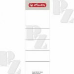 Samolepící štítky na pořadače 8cm 10ks bílé, Herlitz – Hledejceny.cz