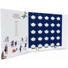 Čaj English Tea Shop Bio Adventní kalendář ve tvaru knihy Vánoční noc modrý pyramidek sypaného čaje 13 příchutí 25 ks 50 g