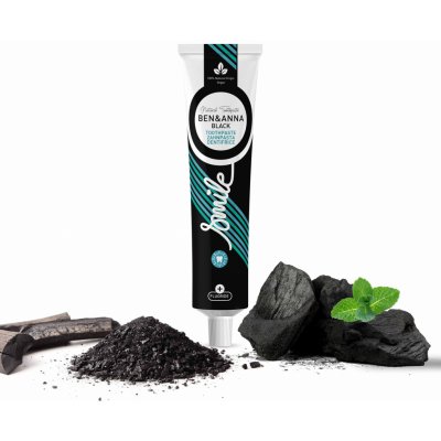 Ben & Anna Bělicí s fluoridem Black 75 ml – Hledejceny.cz