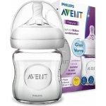 Avent Philips láhev Natural Response skleněná transparentní 120 ml – Zboží Dáma