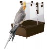 koupelny pro ptáky Ferplast L101 koupelna 23,5 x 15,5 x 24 cm