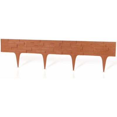 Gardenplast Zahradní palisáda Stone Palisade 9,5 cm / 0,8 m terakota 1 ks – Sleviste.cz