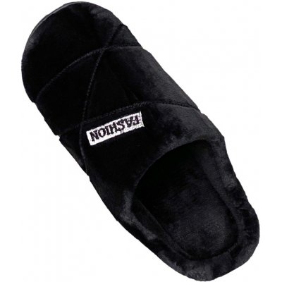 Gino pánské chlupaté pantofle černé – Zboží Mobilmania