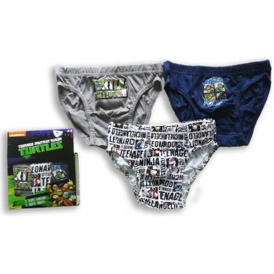 Chlapecké slipy sada 3 ks Želvy Ninja – Sleviste.cz