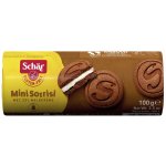 Schär Mini Sorrisi kakaové sušenky bez lepku s mléčnou náplní 100 g – Zboží Dáma