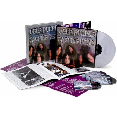 Deep Purple - Machine Head Deluxe 50th Anniversary Coloured Vinyl - Vinyl +CD+Blu-ray LP
