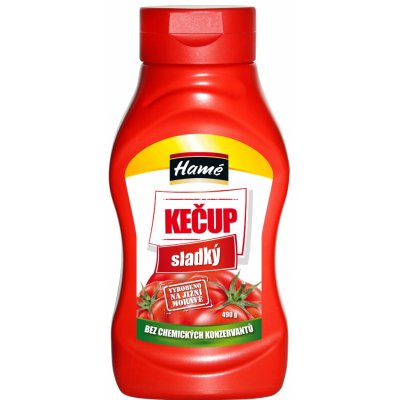 HAMÉ Kečup sladký bez konzervačních látek 490 g – Zboží Mobilmania