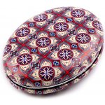 Prima obchod Kosmetické zrcátko mandala 6 šedá červená – Sleviste.cz