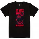 BJP tričko IT WAS NECESSARY černá – Zboží Mobilmania