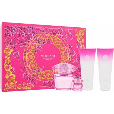 Versace Versace Bright Crystal Absolu EDP 90 ml + sprchový gel 100 ml + EDP 5 ml + tělové mléko 100 ml dárková sada – Zbozi.Blesk.cz