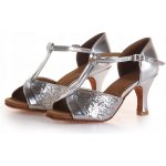 Lelka taneční boty pro Latino 808 silver – Zboží Dáma