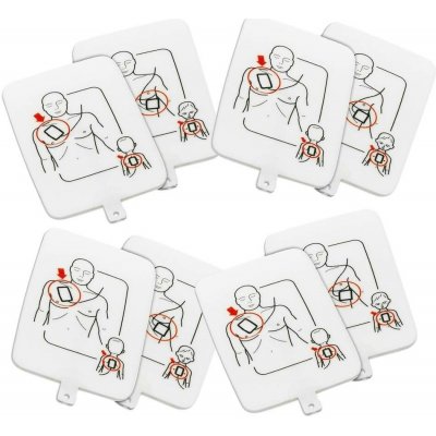 Prestan Products PRESTAN AED ULTRA a PRESTAN AED PROFESSIONAL náhradní elektrody cvičné dospělý 4 ks – Hledejceny.cz