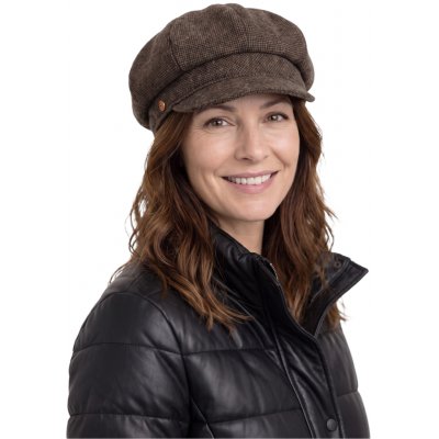 Mayser bekovka Coco Tweed Newsboy Cap hnědý tvíd – Hledejceny.cz
