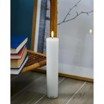 SIRIUS LED svíčka z pravého vosku Sille, bílá, Ø 5 × 20 cm, dobíjecí – Hledejceny.cz