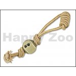 Dog Fantasy Přetahovadlo Juta házecí tenisák + madlo 34 cm – Zboží Dáma