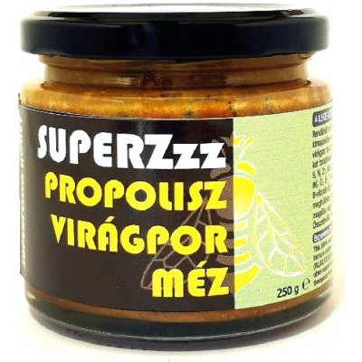 SuperZzz Maďarský Med krémový propolis + pyl 250 g