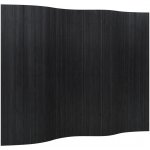 vidaXL Paraván černý 165 x 250 cm bambus – Zboží Dáma