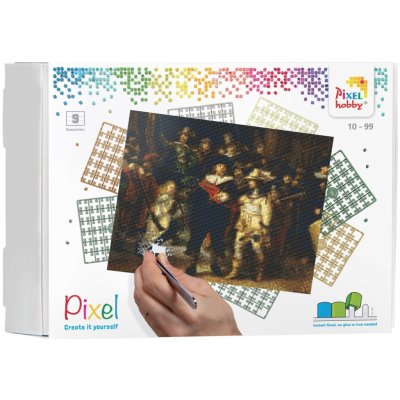 Pixel kit 9 velkých desek Noční hlídka Rembrandt 809479 – Hledejceny.cz