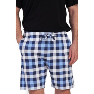 Pánské kraťasy na spaní a volný čas modré kostkované 1P1920 modrá – Zbozi.Blesk.cz