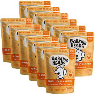 Barking Heads Bowl Lickin’ Chicken Grain Free 12 x 300 g