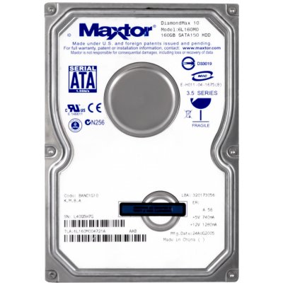 Maxtor 160GB SATA 3,5", 6L160M0